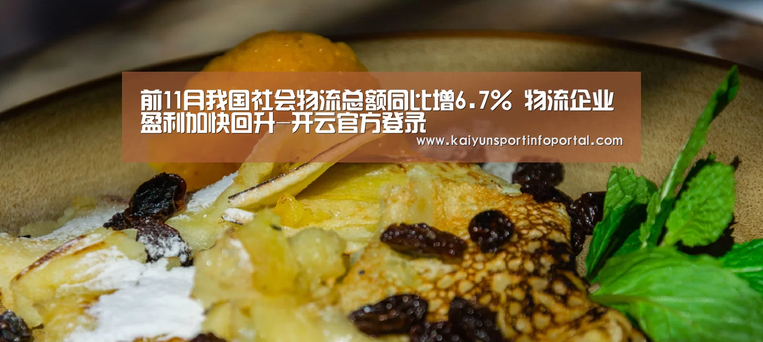 前11月我国社会物流总额同比增6.7% 物流企业盈利加快回升-开云官方登录(图2) 开云官方登录